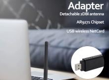 Atheros AR9271 2.4 Ghz USB WiFi Wireless Adapter