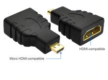 Micro HDMI-compatible To HDMI-compatible Adapter
