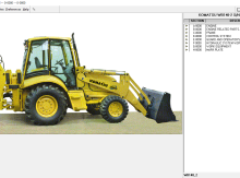"Komatsu LinkOne - Электронный каталог" proqramı