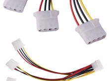 4 Pin Molex To 3 IDE Port Cable