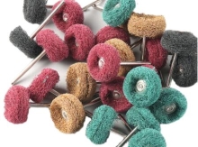 Abrasive mini brushes for drill | Абразивные мини-щётки для дрели