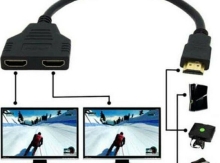 1 Input 2 HDMI Compatible Splitter Cable