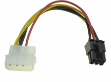 4 Pin Molex LP4 To 6 Pin PCI Express VGA Cable