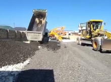   Yolların asfaltlanması