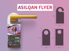 Asılqan flayer çapı