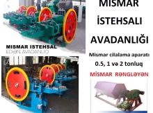 Mismar istehsalı avadanlığı