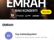 Emrahin konsertine 3 eded bilet