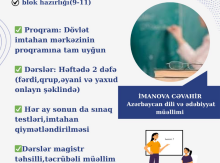 Azərbaycan dili və ədəbiyyat hazırlığı